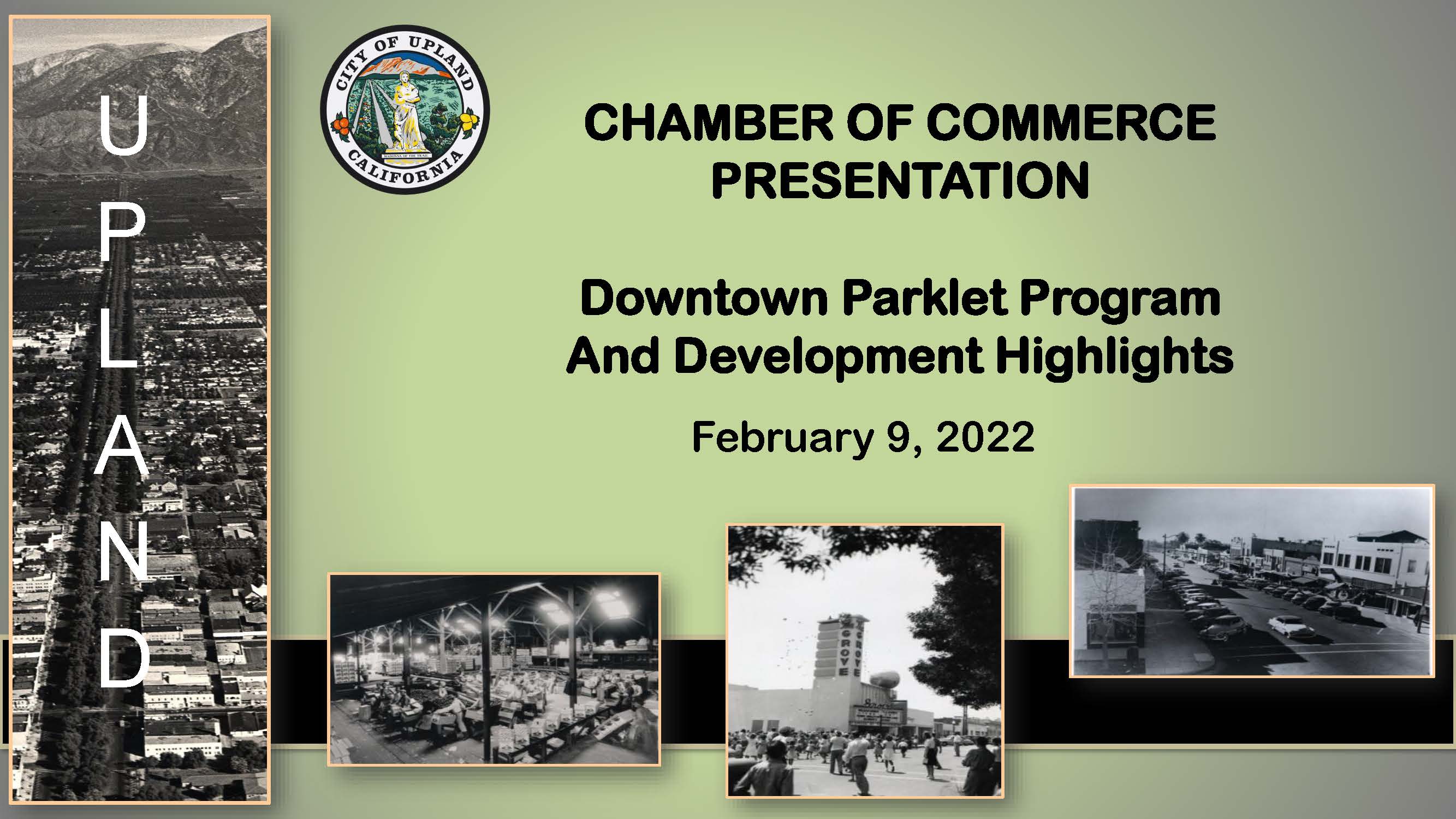 Chamber of Commerce Presentation cover